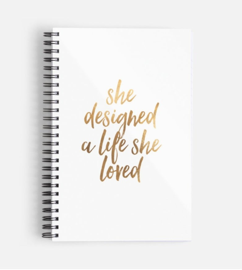 Dell Scott "She Designed a Life She Loved" Journal